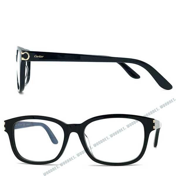 Cartier（カルティエ） ブラックメガネフレーム ブランド 眼鏡 CT