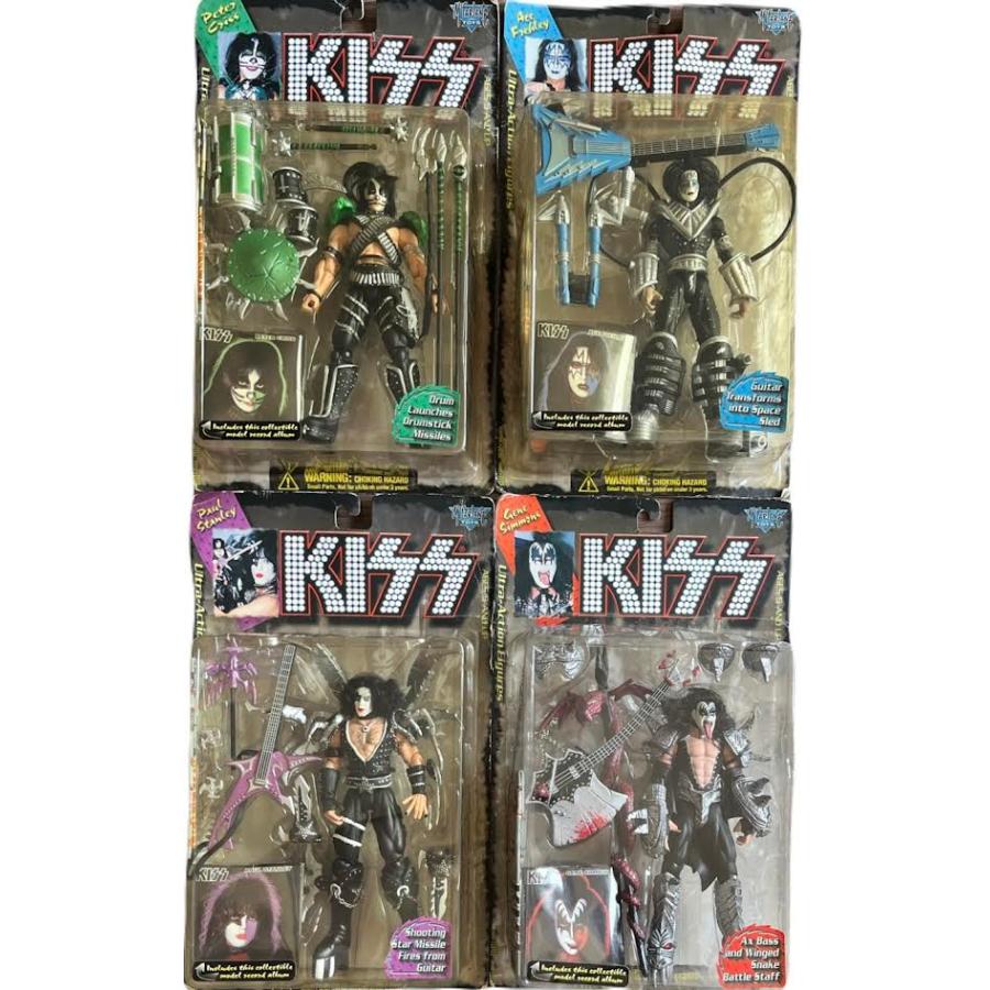 キッス ウルトラアクションフィギュア レコードアルバムモデル 4人
