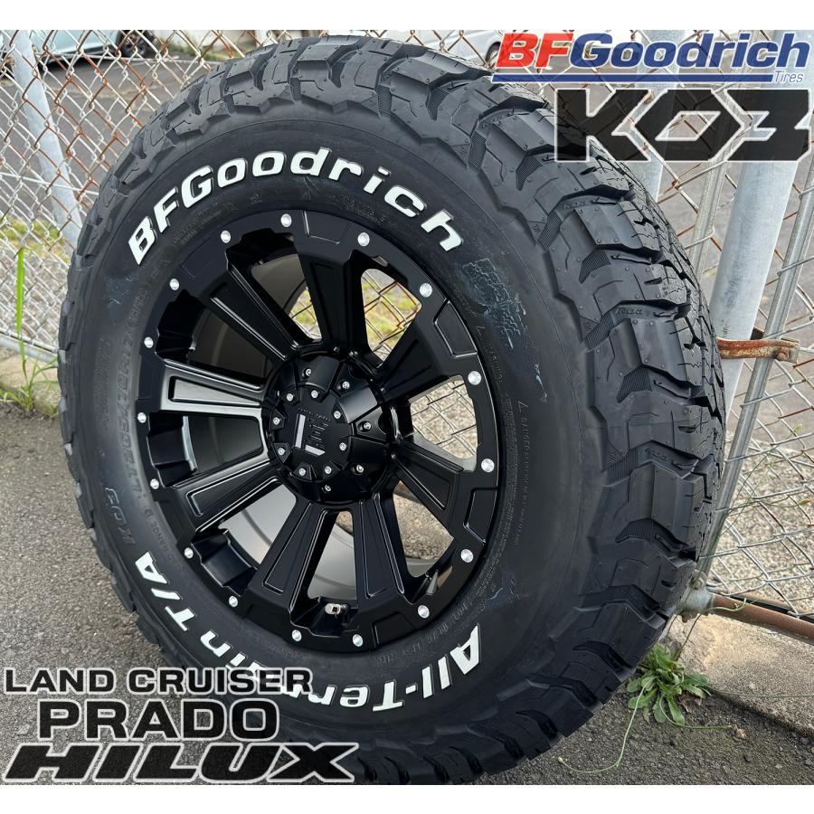 BFグッドリッチ プラド ハイラックス サーフ FJ タイヤ ホイールセット