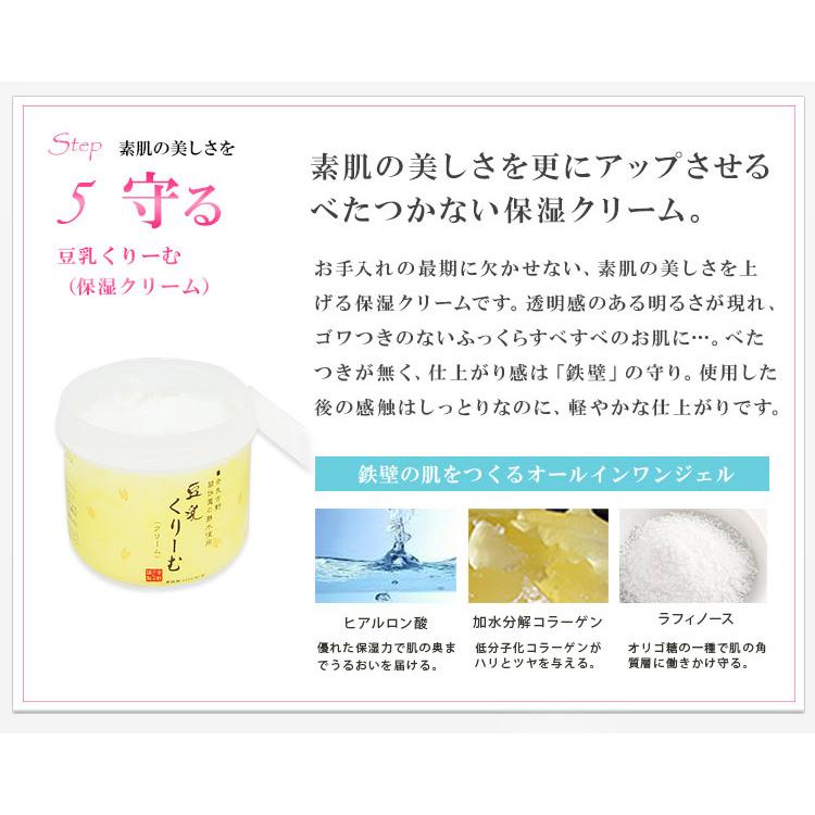 豆乳 スキンケア 3点セット / 美潤水 ( 化粧水 )300ml 乳液180ml