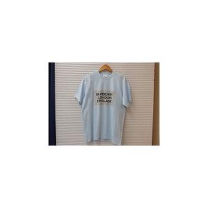 バーバリー BURBERRY Tシャツ ライトブルー タグ付き 8026475 XS