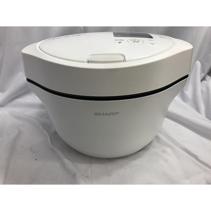 シャープ SHARP 水なし自動調理鍋 HEALSIO ホットクック KN-HW16H-W