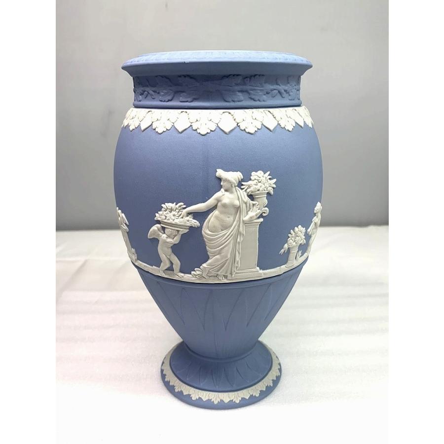 ウェッジウッド WEDGWOOD ジャスパーウェア ペールブルー ボーンティ