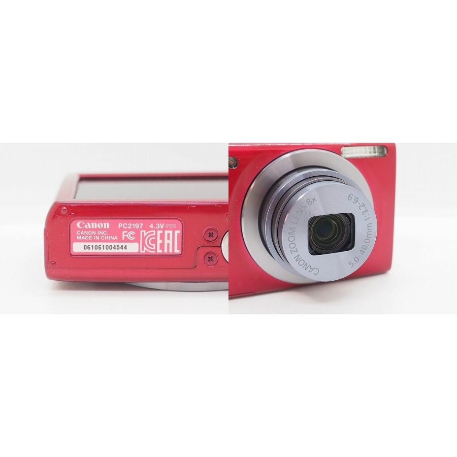 キヤノン Canon コンパクトデジタルカメラ レッド IXY 150