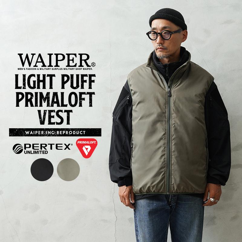WAIPER.inc ワイパーインク LIGHT PUFF PRIMALOFT ベスト PERTEX