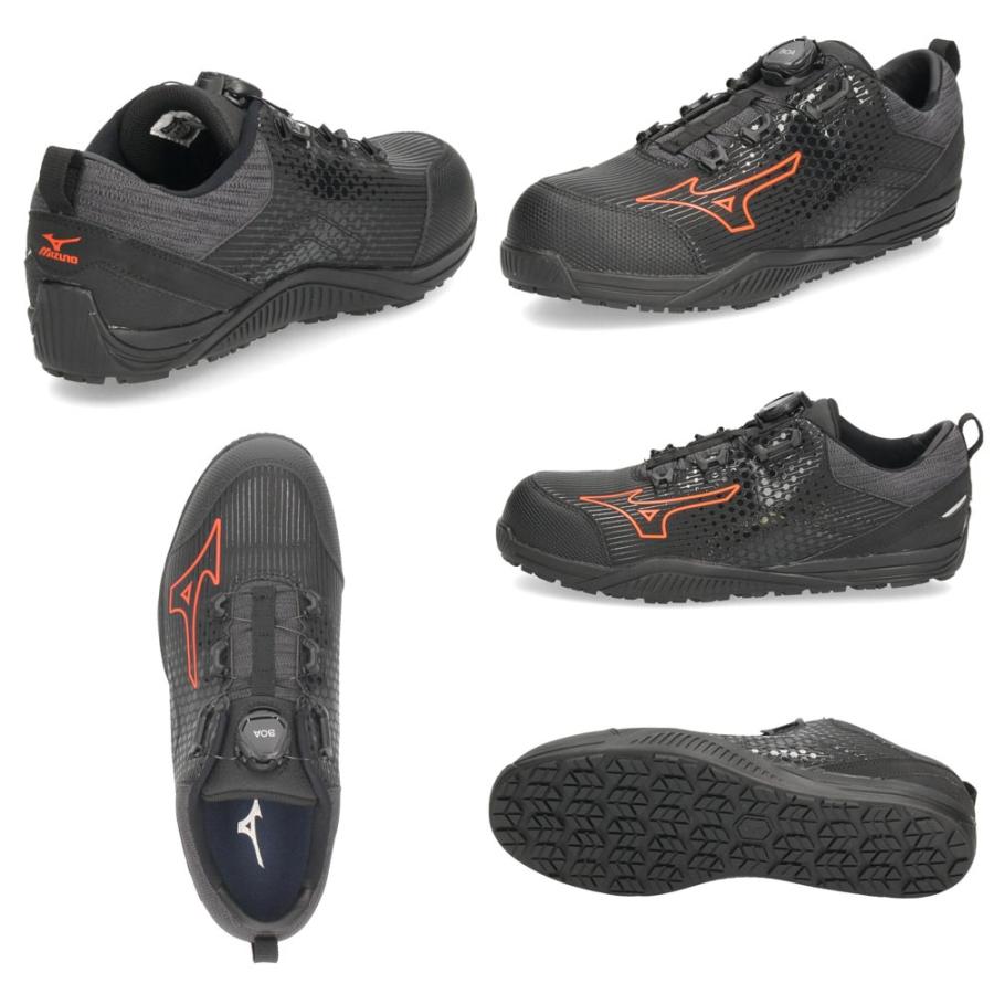 MIZUNO（ミズノ） 爆買 安全靴 オールマイティ TDII 51L BOA ダイヤル