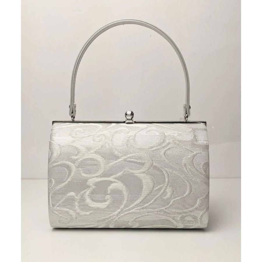 和装 草履バッグセット フォーマル 帯地 シルバー フリーサイズ u25