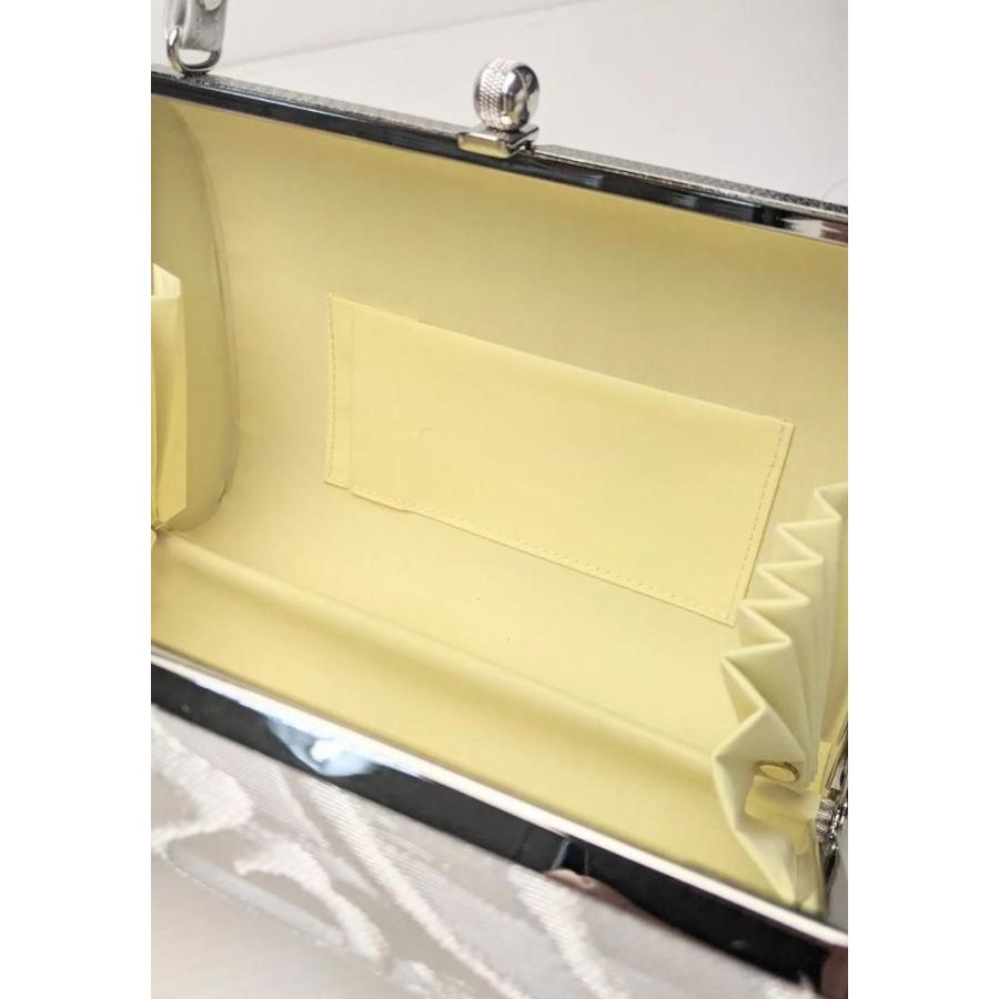 和装 草履バッグセット フォーマル 帯地 シルバー フリーサイズ u25