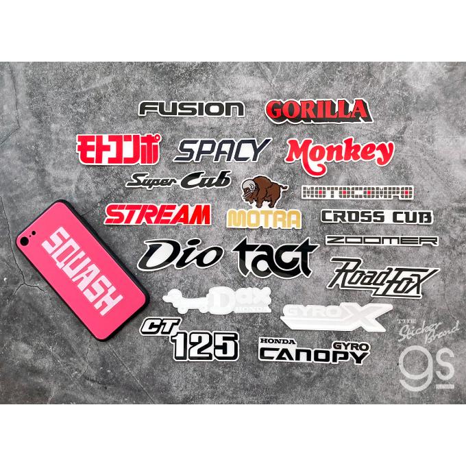 Honda ロゴ ダイカットクリアステッカー MOTOCOMPO コレクション