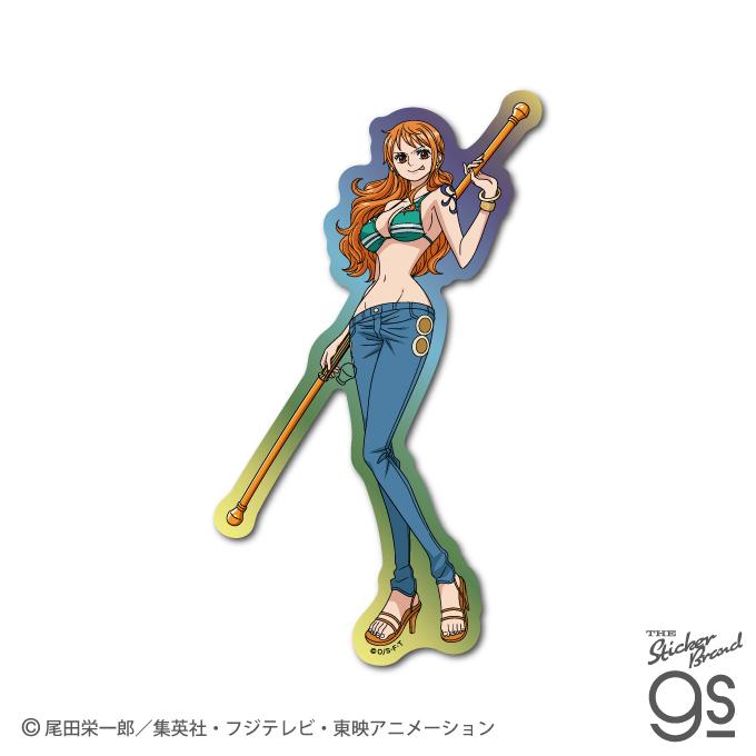 ワンピース ホログラムステッカー ナミ ONE PIECE 海賊 ライセンス商品