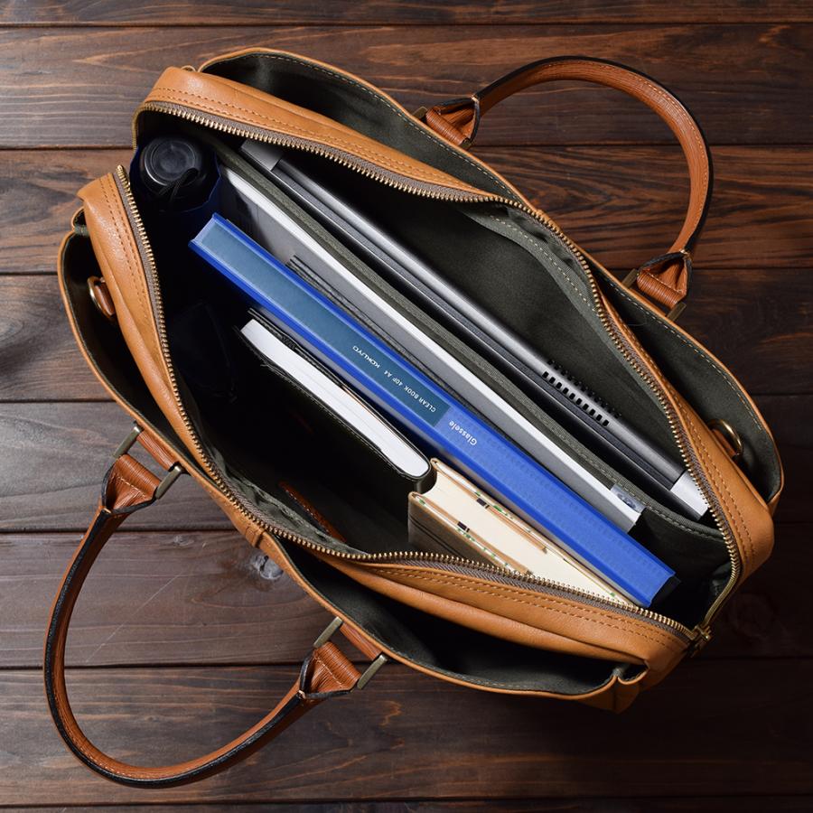 ビジネスバッグ メンズ バック ノートpc 本革付属 日本製 大容量