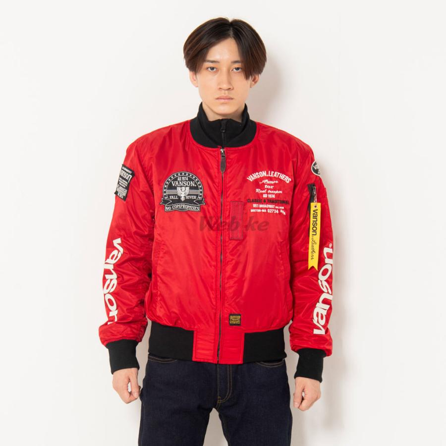 VANSON（バンソン） MA-1ジャケット サイズ：L オールシーズン