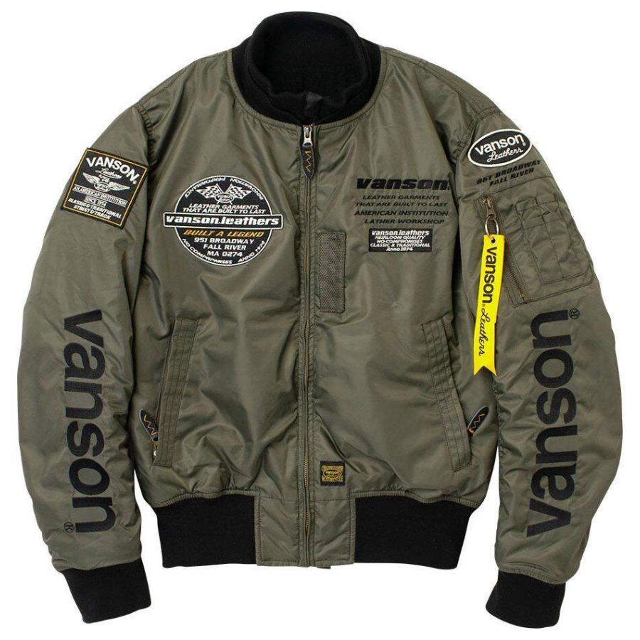 VANSON バンソン MA-1 JACKET サイズ：L ウインタージャケット