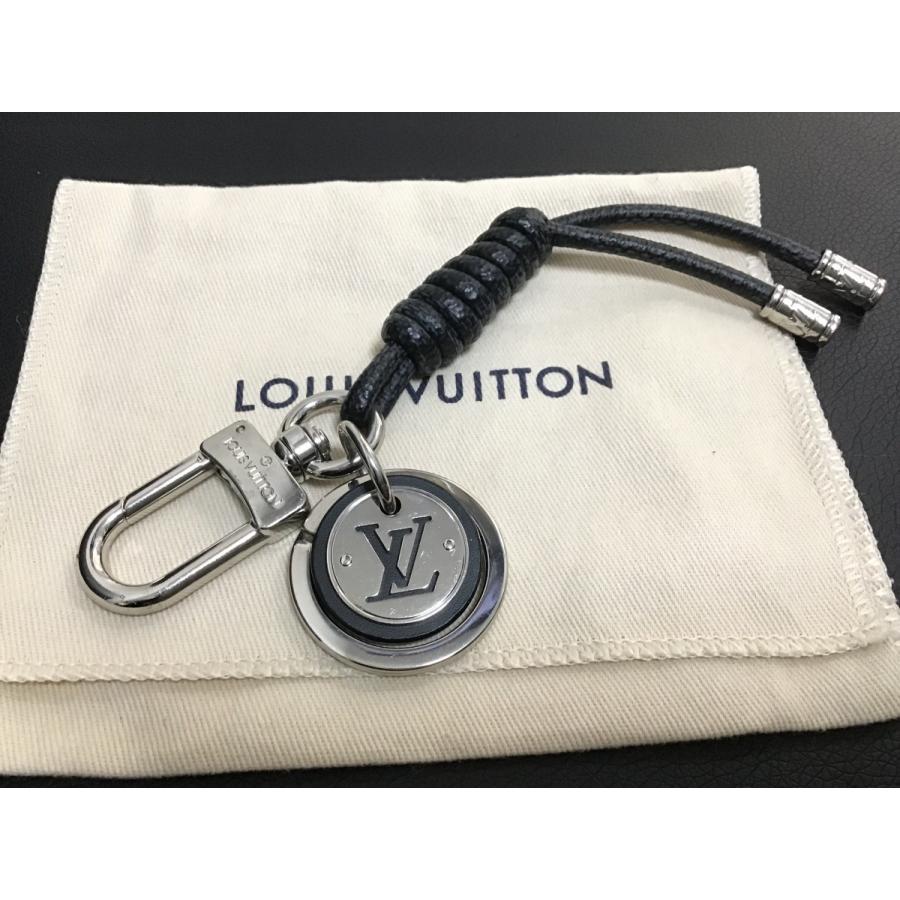 ルイ・ヴィトン ダミエ・グラフィット キーホルダー・レザーロープ