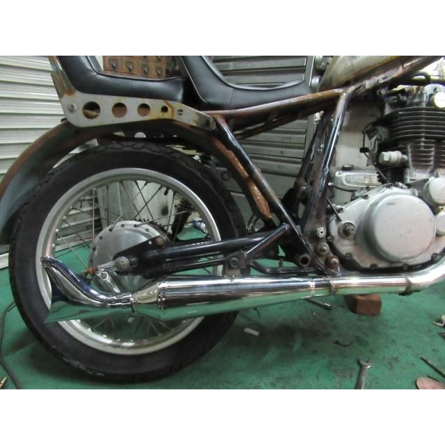 2%er（ツーパーセンター） メガホンフィッシュテールマフラー SR500