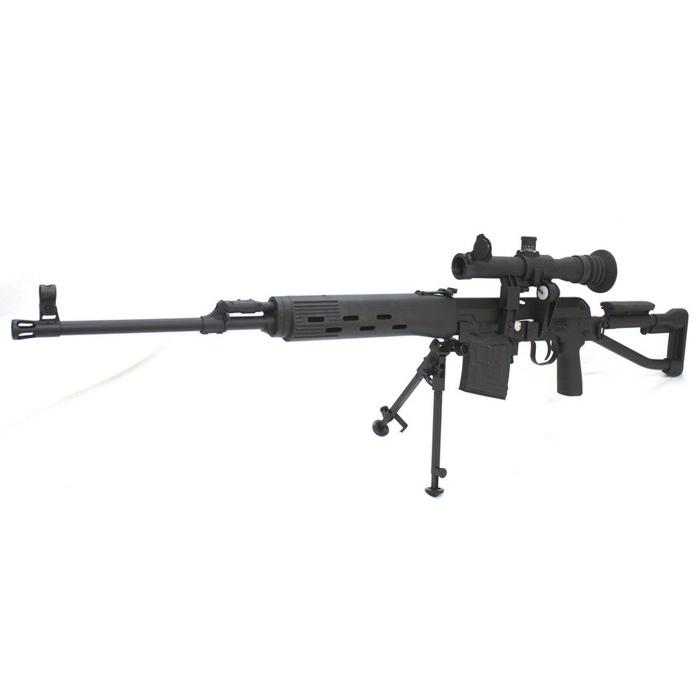 A&K ドラグノフ SVD-S (Air) BK【UFCスコープ&バイポッドセット】【180