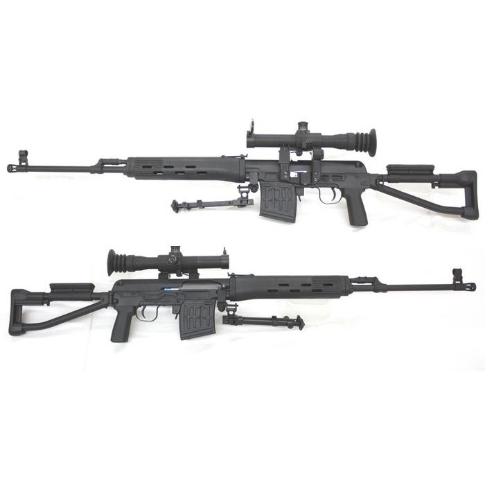 A&K ドラグノフ SVD-S (Air) BK【UFCスコープ&バイポッドセット】【180