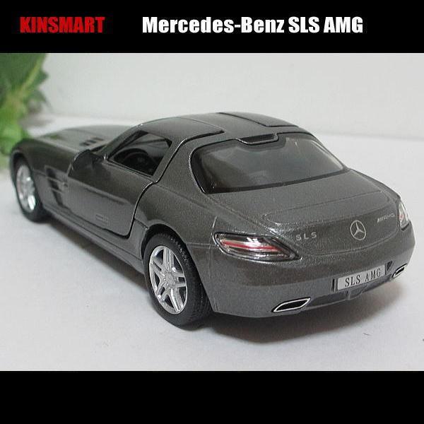 KinSMART 1/36メルセデス-ベンツ/SLS AMG(ガンメタ)/キンスマート