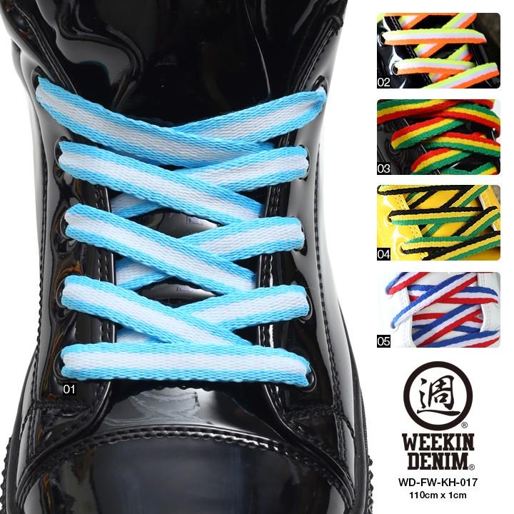 ウィーキンデニム WEEKIN DENIM 靴紐 シューレース お手持ちの靴の印象