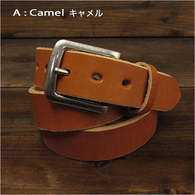 栃木レザー ベルト 本革 レザーベルト 5色 キャメル/ネイビー/ダーク