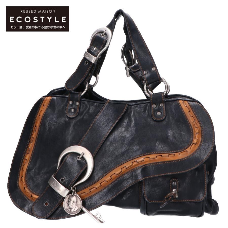 Christian Dior クリスチャンディオール カーフレザー ガウチョ サドル