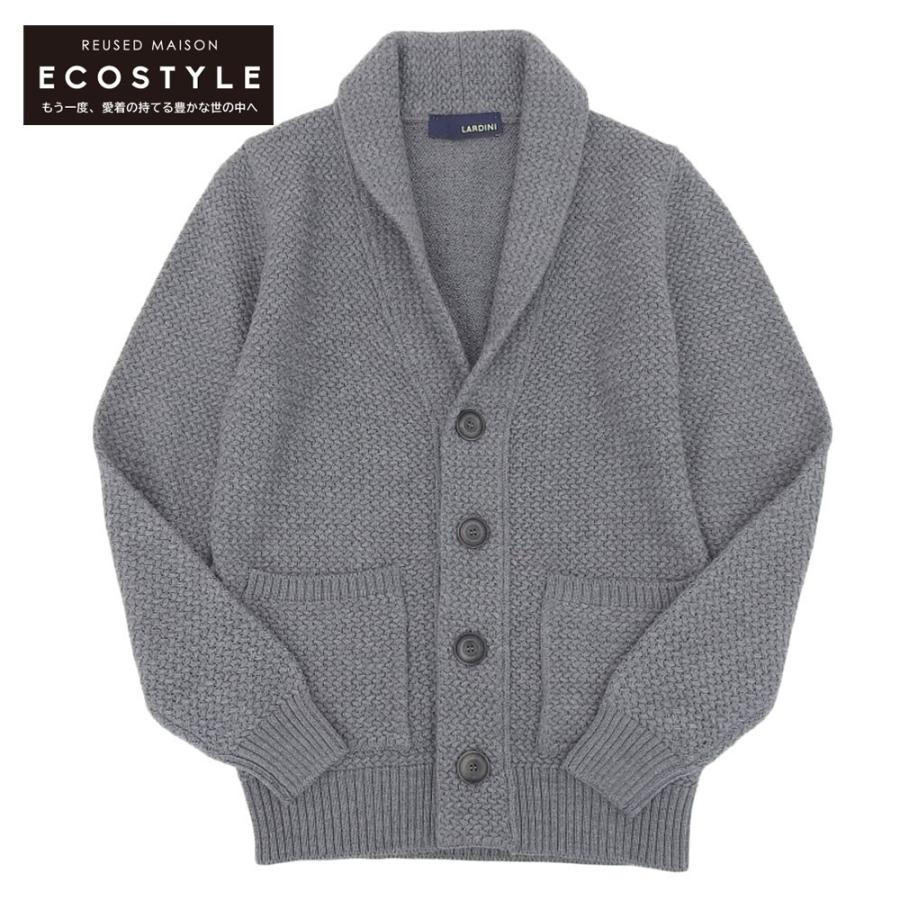 LARDINI（ラルディーニ） 美品 ショールカラー ニット カーディガン