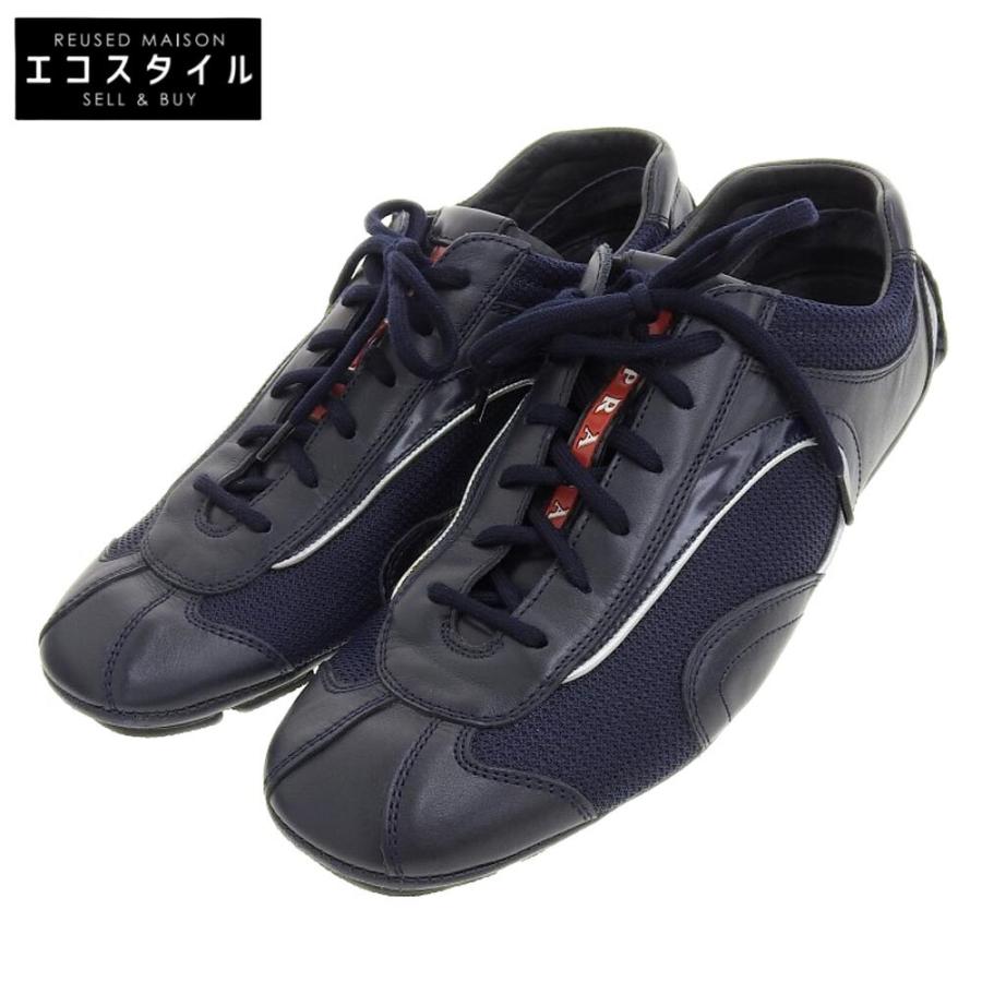 PRADA SPORT プラダスポーツ ローカット スニーカー シューズ レザー