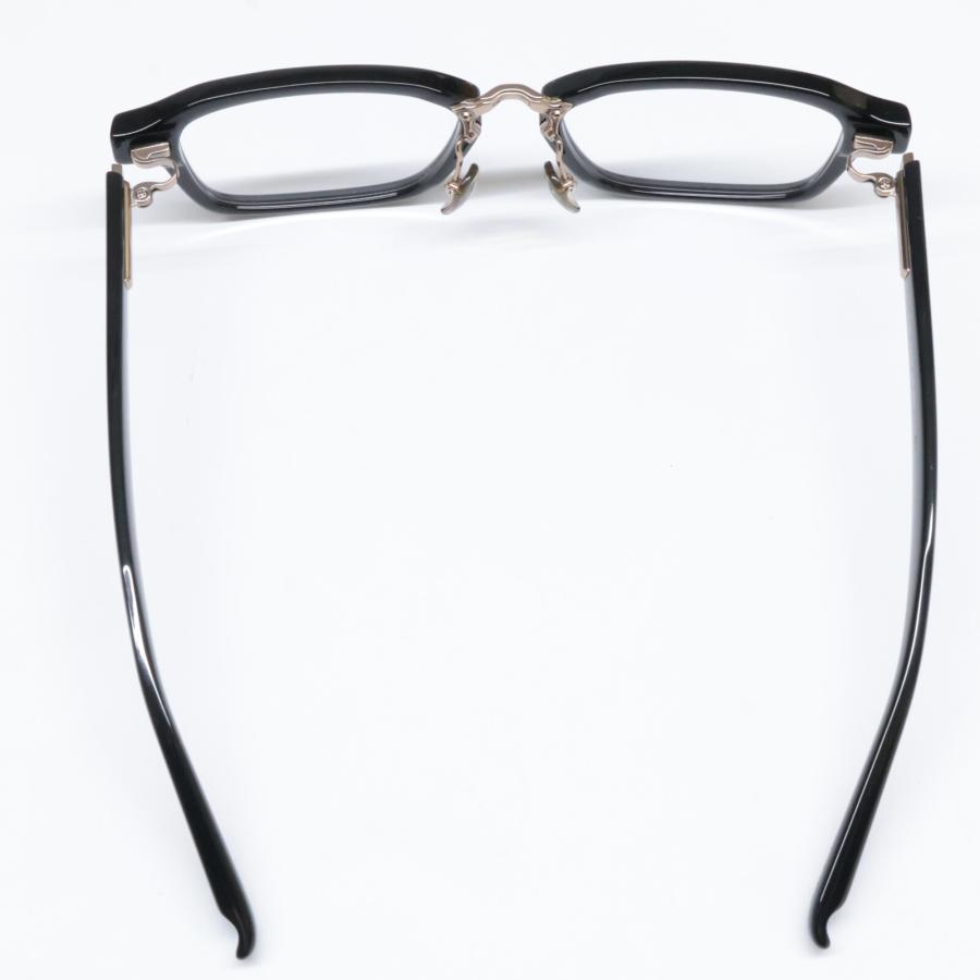 999.9（フォーナインズ） 美品 M-152 9901 スクエアシェイプ メガネ