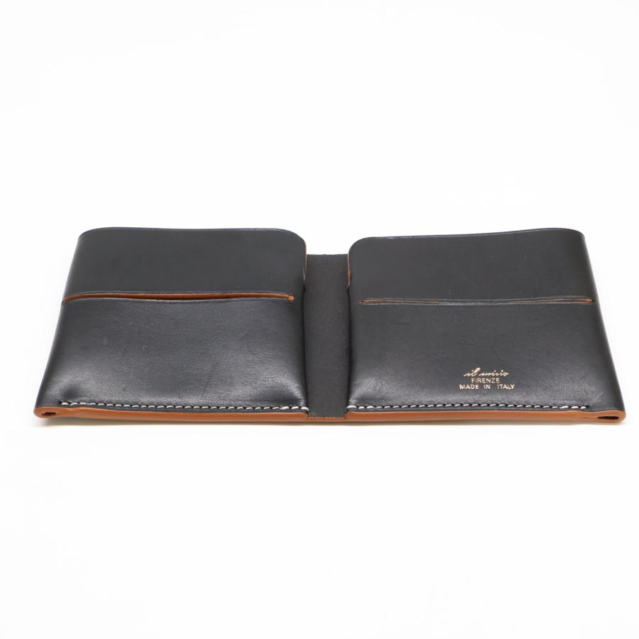 美品 il micio イルミーチョ レザー 二つ折り財布（小銭入れなし