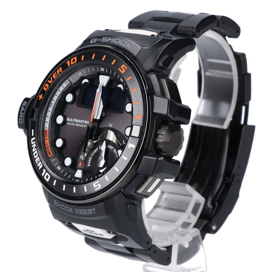 美品/ G-SHOCK ジーショック GWN-Q1000MC-1AJF GULFMASTER Quad Sensor