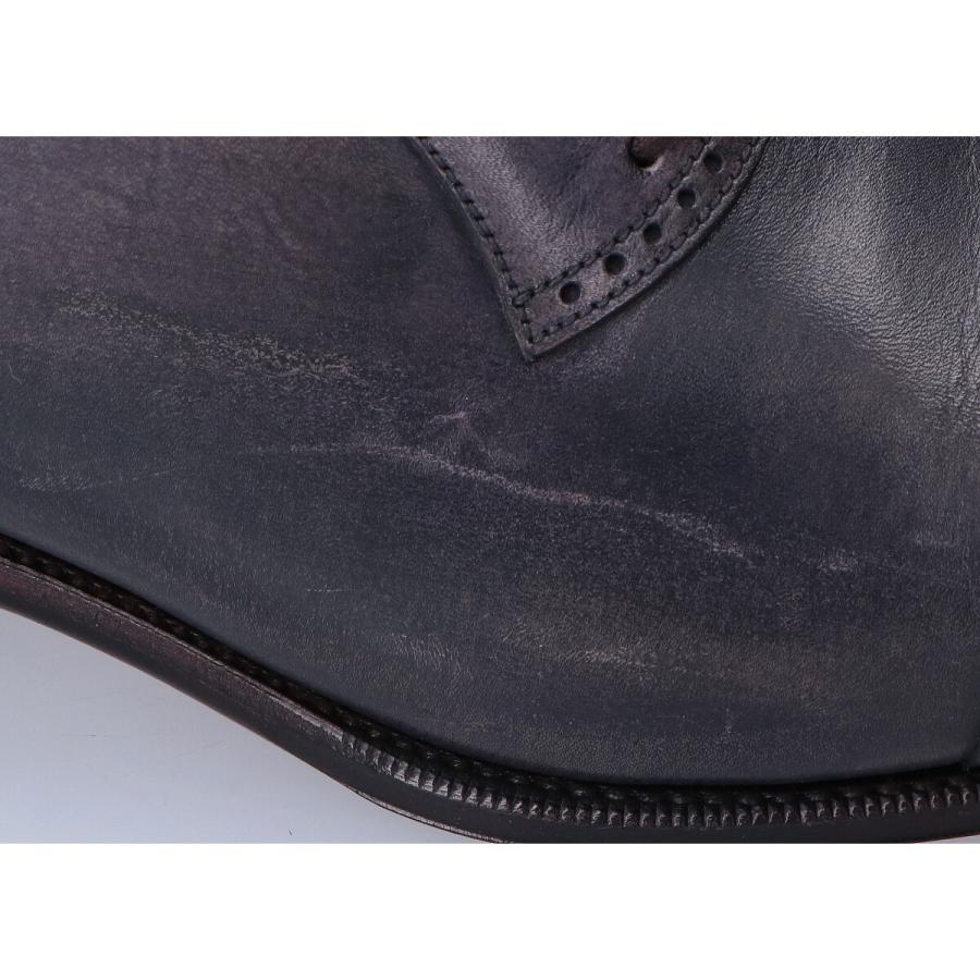 Carmina カルミナ 内羽根 レザーパンチドキャップトゥシューズ 6