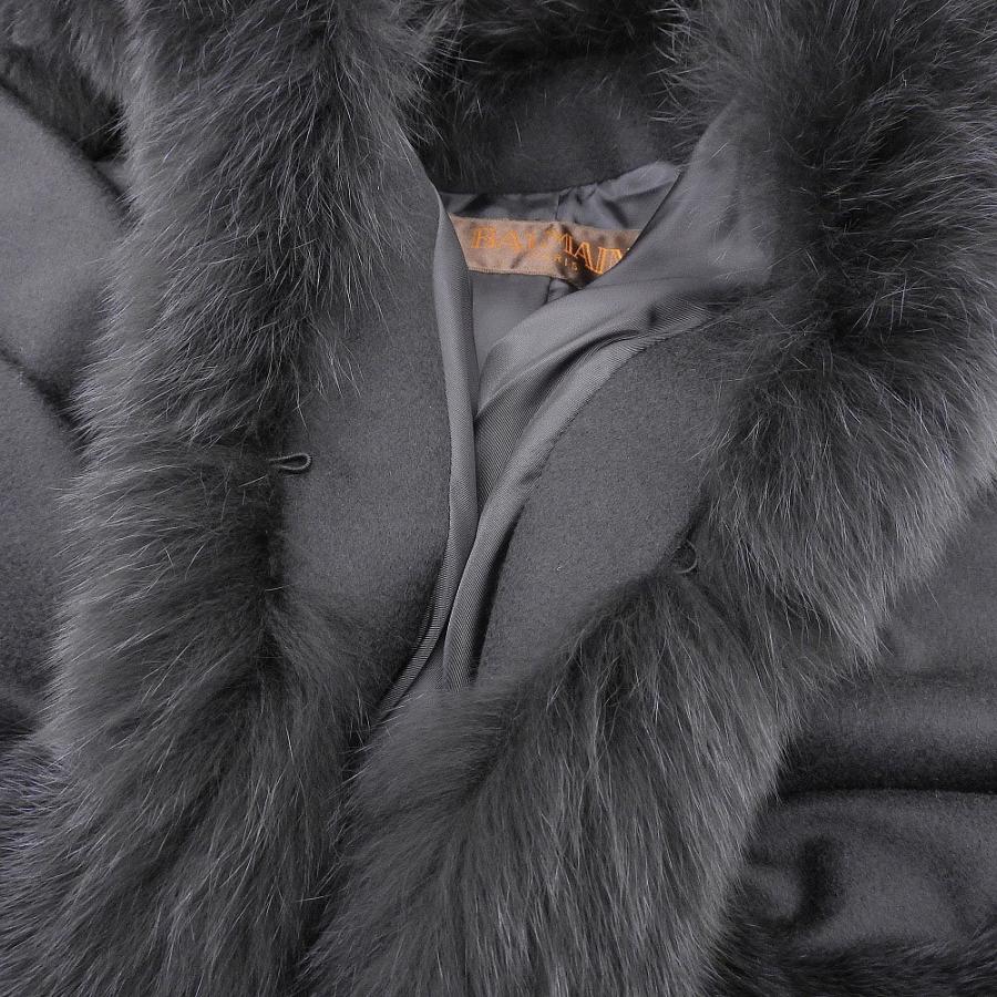 BALMAIN（バルマン） カシミヤ100×フォックスファー ポンチョ / ケープ