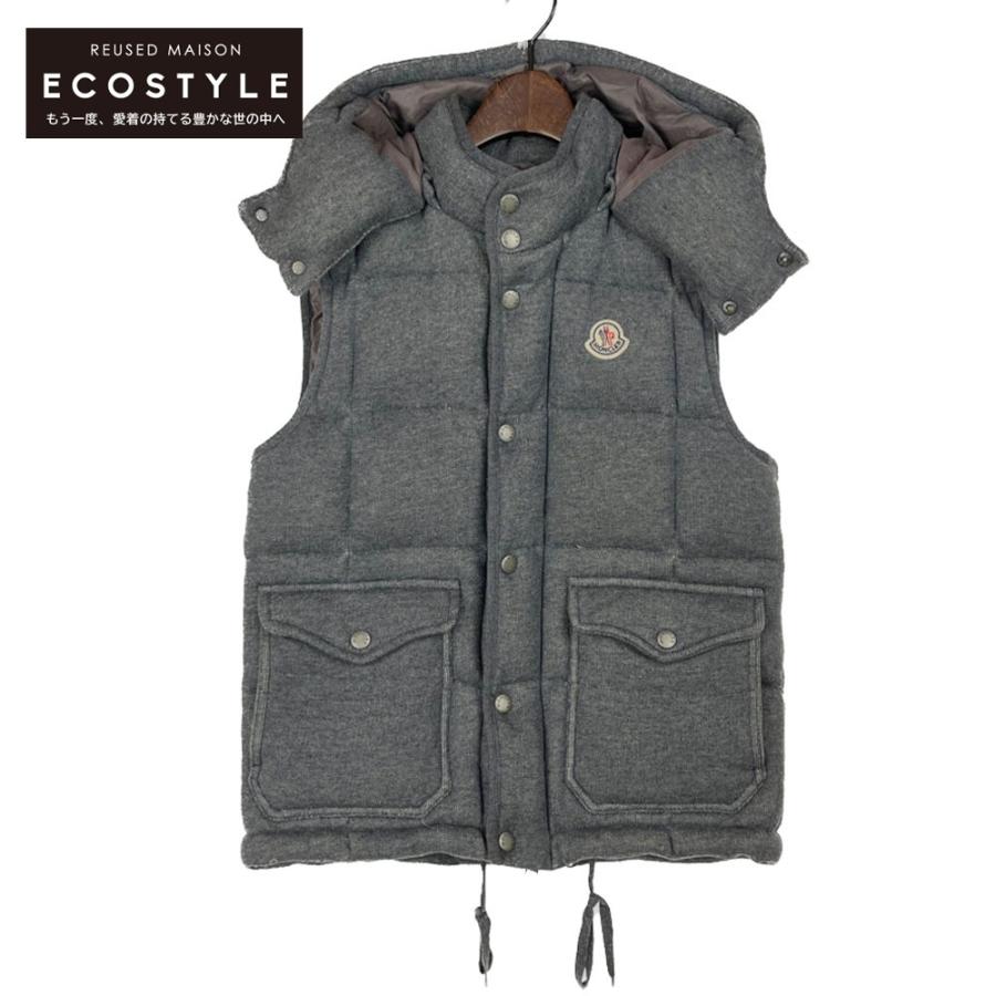 MONCLER（モンクレール） MAGLIA コットン ダウンベスト メンズ グレー