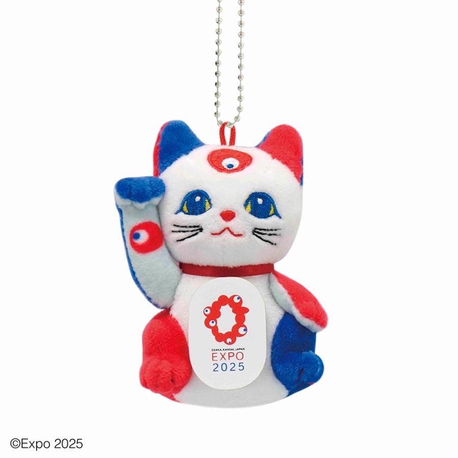 吉徳大光 大阪・関西万博 公式グッズ ミャクミャク柄 招き猫マスコット