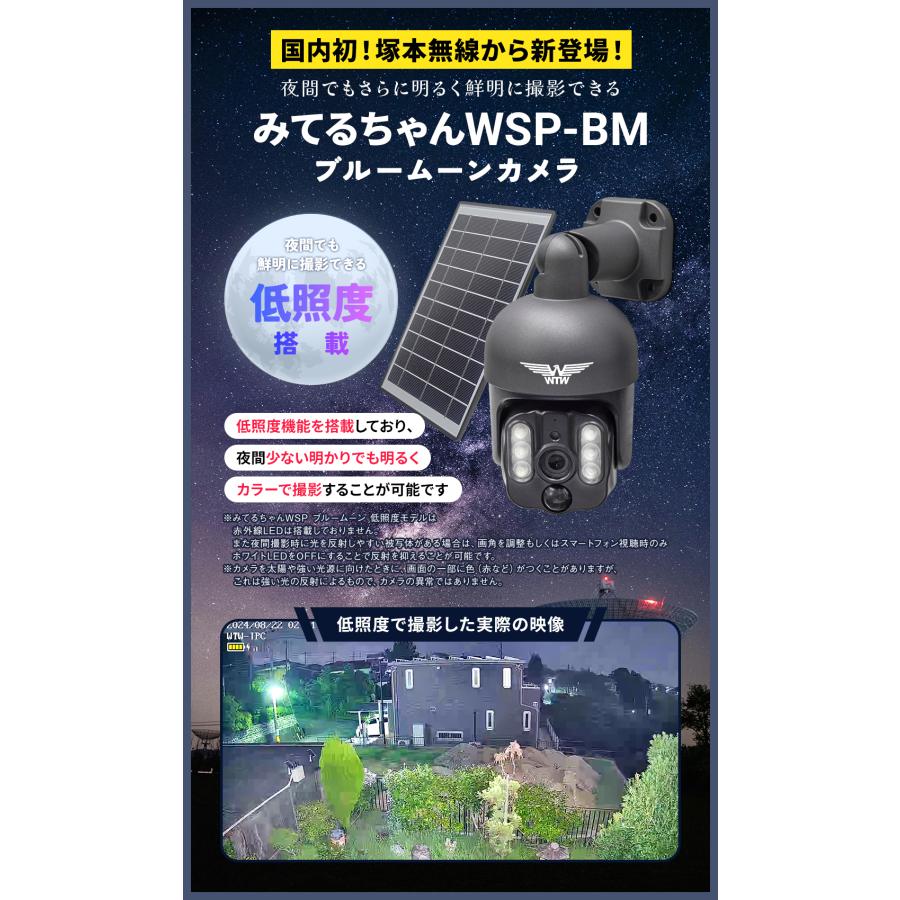 WTW 塚本無線 防犯カメラ 防犯カメラ アンテナ内蔵 1インチ 300万画素