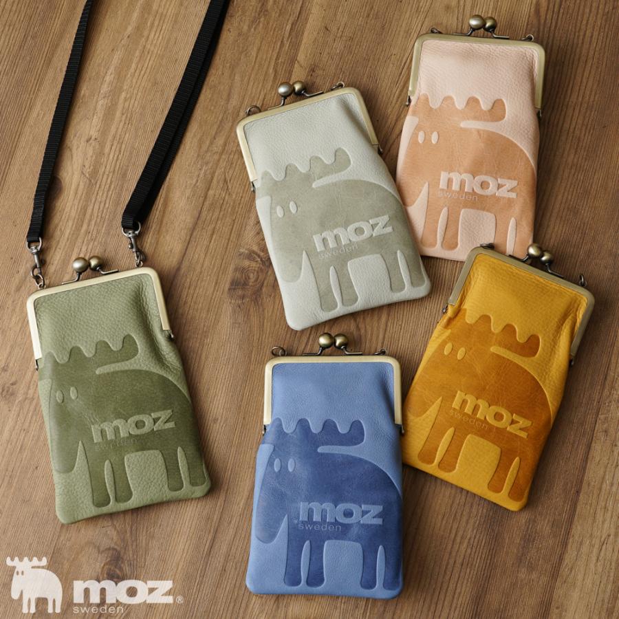 moz（モズ） 【公式】moz Elk 蝦蟇口 ミニショルダーバッグ 本革
