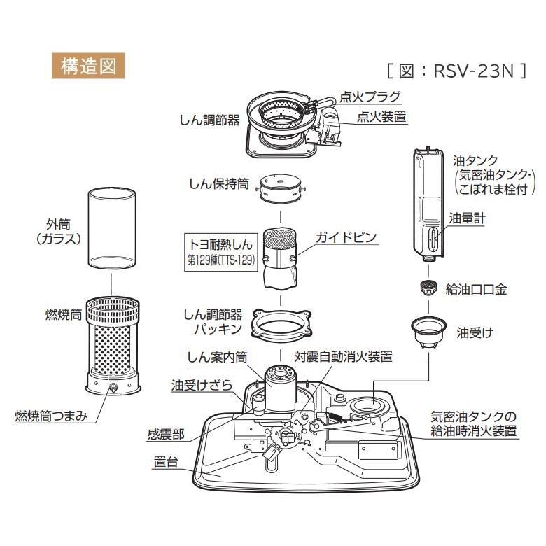 TOYOTOMI（トヨトミ） 石油 ストーブ RSX-23N (B) ブラック : タウン