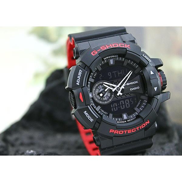G-SHOCK ジーショック Gショック GA-400HR-1A 腕時計 黒 ブラック 赤