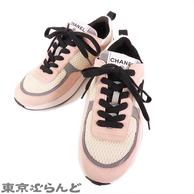 CHANEL（シャネル） ココマーク スニーカー G38800 ピンク ホワイト