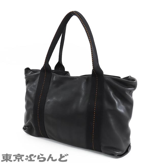 HERMES（エルメス） キャラバン ホリゾンタル MM ブラック 黒 シルバー