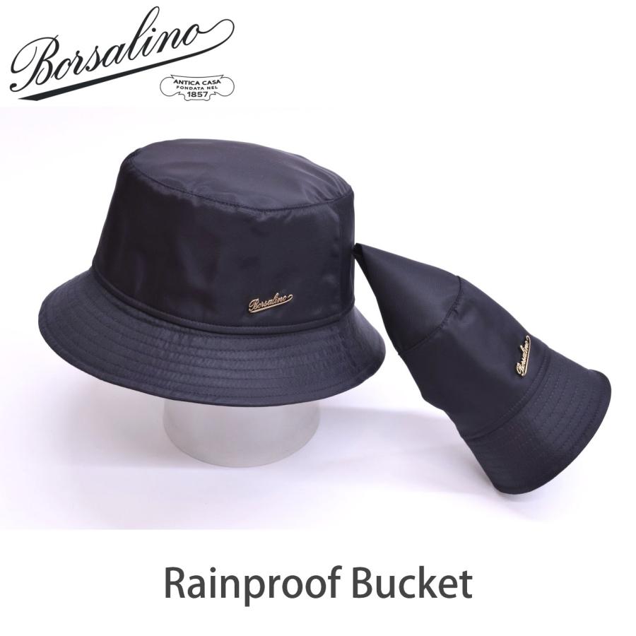 Borsalino（ボルサリーノ） バケット ハット「Rain Bucket」レイン