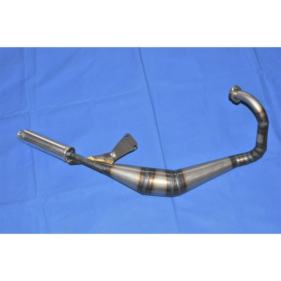 ORM製 カワサキ KSR 50 ダウンチャンバー 耐熱クリア シルバー