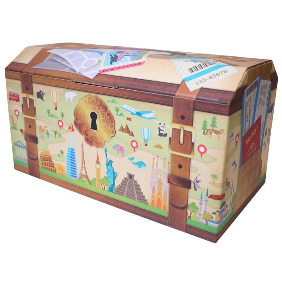 宝箱 ギフトボックス ラッピング デザインダンボール箱 おもちゃ箱