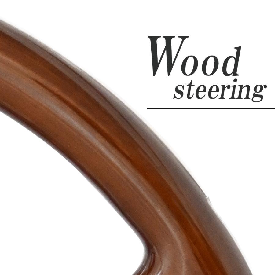 トラック 用 450mm 45φ 45cm 18インチ ウッド ステアリング ウッド
