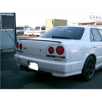 ER34 スカイライン 4ドア ちびスポイラー カーボン バフ仕上げ