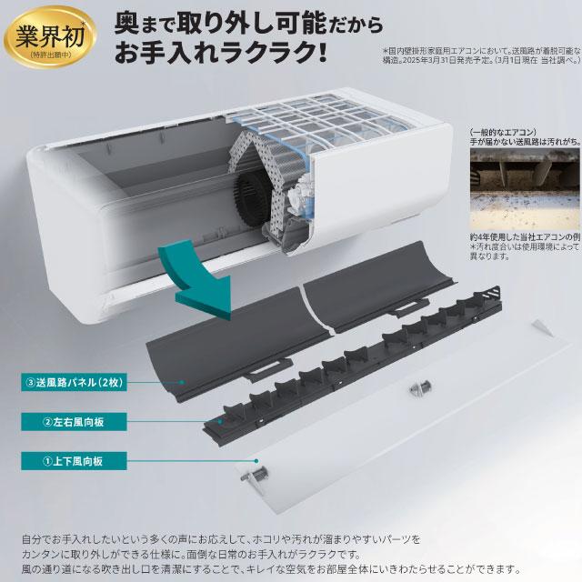 ノクリア nocria Lシリーズ ルームエアコン 冷房/暖房：6畳程度 株式