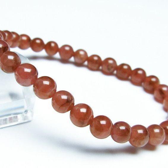 インカローズ ブレスレット 6mm 一点物 メール便送料無料 [M便 1/10