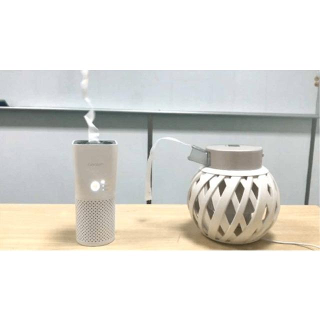 空気清浄機 花粉にお悩みの方に 持ち運び可能な T005730 ホワイト