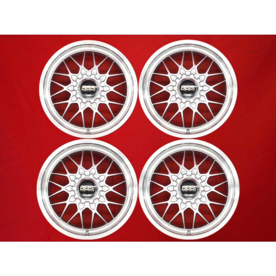 鍛造 軽量 BBS RGII RG136 RG137 中古ホイール 4本 8/9J 17インチ