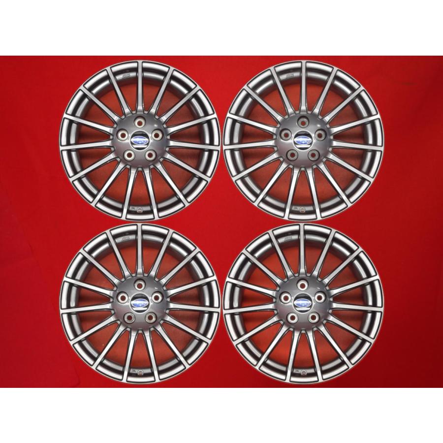 SUBARU スバル STi 15スポーク ホイール 4本 8.5J-18 PCD114.3 5穴 +55